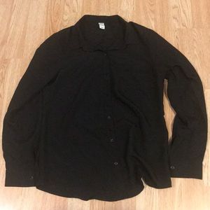 Black button up